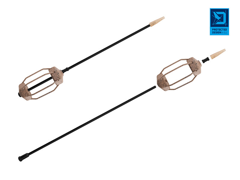 Olovené krmítko s trubičkou Delphin EazySIX 40g